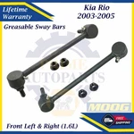 Moog Oem Front Sway Bar Links For 2003-2005 Kia Rio 1.6L Lifetime Warranty. Fixed Price $73.64.