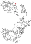 Genuine Mounting Inner Audi A6 Avant S6 Quattro A8 S8 4F2 4F5 4D0511327C. Fixed Price $8.64.