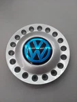 1998-2005 Volkswagen Beetle Wheel Center Cap Blue Gray New Oem 1C0601149. Fixed Price $43.59.