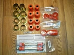 Energy Suspension Front Control Arm Bushings 3.3156R +9.8119R +9.13101 +9.1326R. Fixed Price $90.00.