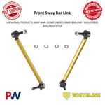 Whiteline KLC176 Front 25MM Adjustable Sway Bar Heavy Duty Link For Honda Holden. Fixed Price $189.90.
