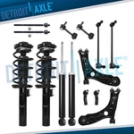 Front Struts Rear Shocks Control Arms Sway Bars Tie Rods For 2012-2017 Vw Jetta. Fixed Price $314.63.