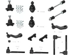For Ball Joints Tie Rods Sway Bar Links Idler And Pitman Arm Kit 33183BPWP. Fixed Price $118.10.