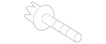 Genuine Mercedes-benz Hexagon Head Bolt 304017-008043. Fixed Price $11.35.