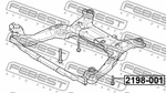 Febest 2013-2018 Ford Focus Fastening Bolt Control Arm 2198-001. Fixed Price $39.00.