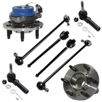 6-LUG Front Sway Bars Tie Rods Wheel Hubs For 2006-2009 Chevrolet Uplander. Fixed Price $164.95.