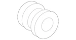 Genuine Mercedes-benz Rubber Bushing 203-326-00-81. Fixed Price $19.40.