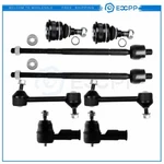 8X Front Rear Sway Bars Tie Rods Ball Joints For 01-08 Hyundai Elantra & Tiburon. Fixed Price $47.77.