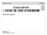 Genuine Bmw Stabilizer Support 31-30-6-787-017 New. Fixed Price $33.91.