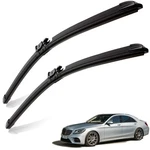 Fits Mercedes Class W222 2014-2020 Front Wiper Blades Spray Bars Heated 091. Fixed Price $93.81.