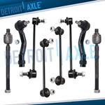 8PC New Inner Outer Tie Rod + Sway Bar End Links For 2005-09 2010 Kia Sportage. Fixed Price $58.04.