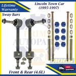 Moog Oem Front & Rear Sway Bars For 1995-1997 Lincoln Town Car Lifetime Warranty. Fixed Price $114.96.