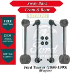 Moog Oem Front & Rear Sway Bars 1986-1995 Ford Taurus Lifetime Warranty. Fixed Price $121.96.