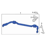 For Jeep Grand Cherokee 21-25 68458147AE Front Suspension Stabilizer Bar. Fixed Price $378.22.