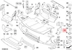 Genuine Bmw M5 E60 Sedan Cover Wheel Arch Trim Left 51717897919. Fixed Price $19.34.