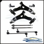 Fit 2000-2004 Ford Focus 8X New Front Suspension Kit Control Arm Tie Rod End. Fixed Price $86.92.