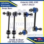 New Oe Front & Rear Sway Bars For 2017-2022 Genesis G80/G90 Lifetime Warranty. Fixed Price $194.92.
