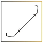 2005-2010 Chrysler 300 Rear Anti-roll Suspension Stabilizer Sway Bar Black Oem. Fixed Price $123.00.