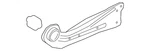 Genuine Volkswagen Trailing Arm 5QM-505-224. Fixed Price $303.79.
