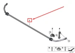 Mini Clubman F54 Rear Axle Stabilizer 33506859895 No Duty To. Fixed Price $336.77.