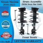Kyb Oem Front Struts W/sway Bar Links For 2016-2023 Nissan Maxima 9YR Warranty. Fixed Price $482.13.