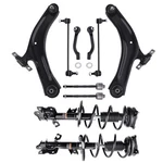 Front Struts + Control Arms Sway Bar Tie Rod For Nissan Rogue 12-13 Select 14-15. Fixed Price $203.67.