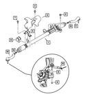 Genuine Mopar Steering Gear Clamp 4616917. Fixed Price $7.76.