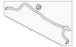 Genuine Mazda Stabilizer Bar GBFN-34-15XA. Fixed Price $226.52.