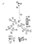 Chrysler Oem 03-25 1500 Bar Components-stabilizer Link Nut 6104718AA. Fixed Price $58.22.