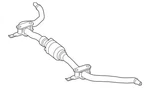 Genuine Mercedes-benz Stabilizer Bar 166-320-34-11. Fixed Price $2507.05.