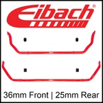 Eibach Anti-roll 36MM Front & 25MM Rear Sway Bars Kit Fit 2011-2014 Ford Mustang. Fixed Price $598.00.
