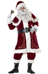 Brand New Santa Claus Suit Jolly Ole St. Nick Adult Halloween Costume. Fixed Price $123.61.