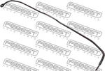 0530-626R Febest Stabilizer Rear GA5R-28-151 GA2A-28-151. Fixed Price $58.48.