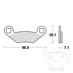 33016-ALTN Standard Brake Pads: 7325301 Compatible With Polaris Sportsm. Fixed Price $57.67.