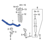 For Toyota Sequoia 2008-2019 488110C030 Front Suspension Stabilizer Bar. Fixed Price $181.99.