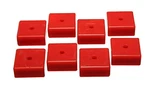 Energy Suspension Red Polyurethane Body Bushing Pad Set Square 9.9535R. Fixed Price $41.91.