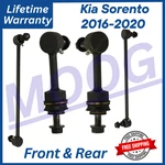 Moog Oem Front & Rear Sway Bar Links For 2016-2020 Kia Sorento Lifetime Warranty. Fixed Price $149.99.