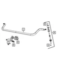 Genuine Mopar Front Stabilizer Bar 68137193AC. Fixed Price $430.44.