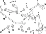 Genuine Nissan Stabilizer Bar 54611-9BU0A. Fixed Price $244.10.