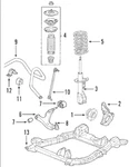 Gm Front Suspension Stabilizer Sway Shaft Insulator Bushing Vue Equinox Torrent. Fixed Price $12.95.