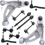 Front & Rear Control Arms Sway Bars Tie Rods For 2003-2007 Cadillac Cts. Fixed Price $356.95.