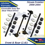 Moog Oem & Rear Sway Bar Links For 2000-2004 Nissan Frontier 9 Yr Warranty. Fixed Price $131.41.