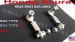 Acura Rsx Rear Adjustable Sway Bar End Links DC5 Type R, S, 02 03 04 05 06 Honda. Fixed Price $87.00.