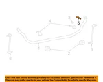 Chrysler Oem 97-10 Caravan Bar Components-stabilizer Bolt 6502954. Fixed Price $30.23.