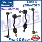 Moog Oem Front & Rear Sway Bar Links For 2016-2021 Tesla X, Lifetime Warranty.. Fixed Price $124.99.