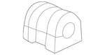 Genuine Nissan Stabilizer Bar Bushing 54613-3NK0B. Fixed Price $10.95.