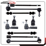 10PC Front Steering Tie Rod Ball Joint 1996-07 Ford Taurus And Mercury Sable. Fixed Price $63.03.