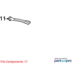 Mercedes-benz 2017-2026 C43 Amg Push Arm 2043500229. Fixed Price $111.43.
