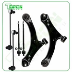 For 2004-2007 Suzuki Aerio 6PCS Front Lower Control Arms Sway Bars Tie Rods Kit. Fixed Price $61.74.