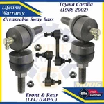 Moog Oem Front & Rear Sway Bar Links For 1988-2002 Toyota Corolla Lifetime Wa.. Fixed Price $160.98.